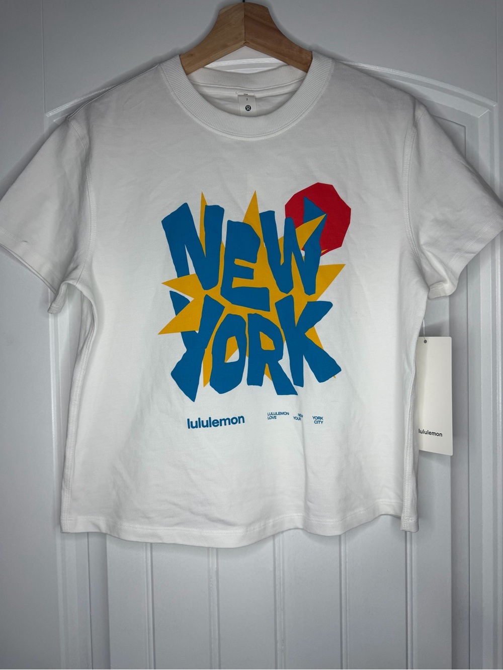 NWT Lululemon relaxed fit Cotton Jersey NYC